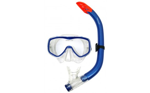 Set snorkeling, Tunturi, Senior, Albastru