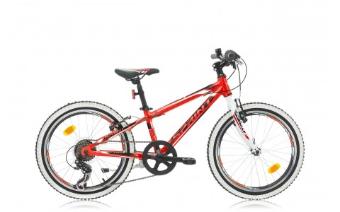 Bicicleta Copii, Sprint, Apolon, 20 inch, Rosu-Alb, 2016