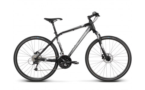 Bicicleta Kross Evado 5.0, 2017, L, negru-argintiu