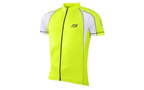 Tricou ciclism Force T10 fluo S
