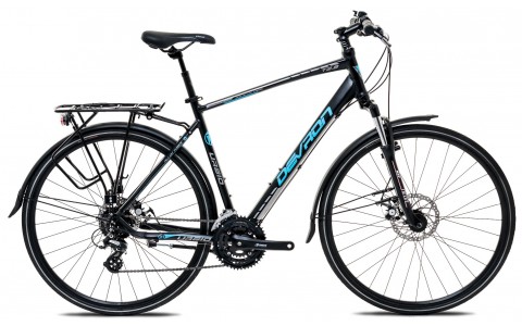 Bicicleta Oras, Touring, Devron, Urbio T2.8, Negru, Cadru Aluminiu, Jante 28 inch
